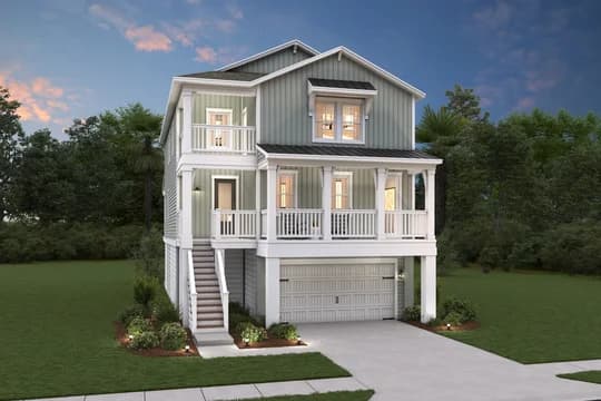Sandy Oaks Sapelo Elevation CA Level 1