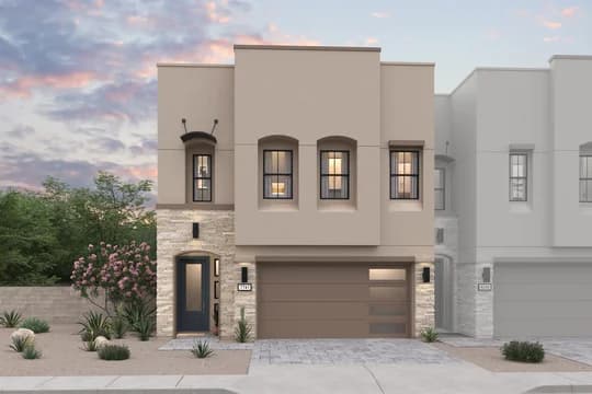 Serenity at Sonoran Foothills Avalon II Elevation Mediterranean Modern V Level 2